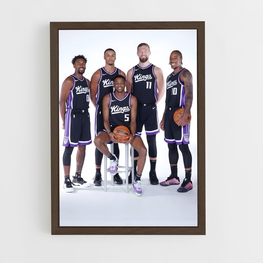 Poster Sacramento Dream Team – affiche Basketball (vue 5)